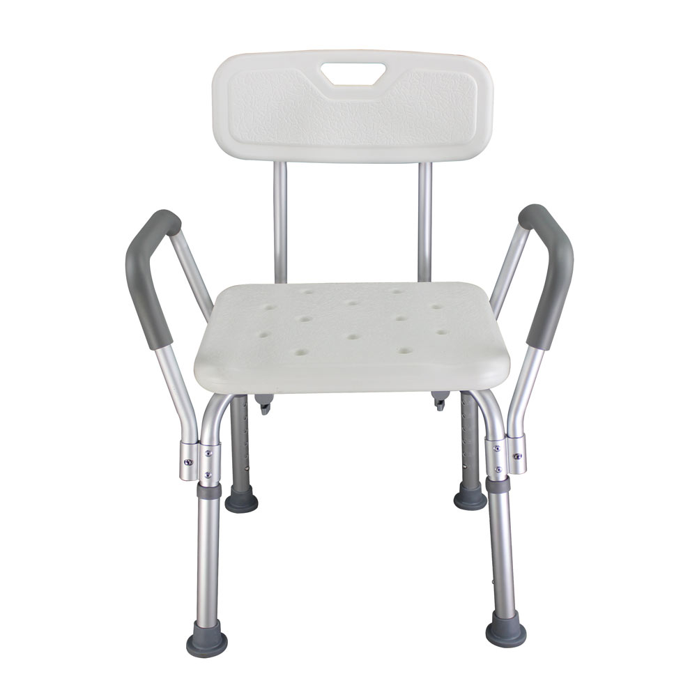 Adjustable Height Bath Shower Seat Stool Chair Mobility Disability Aid