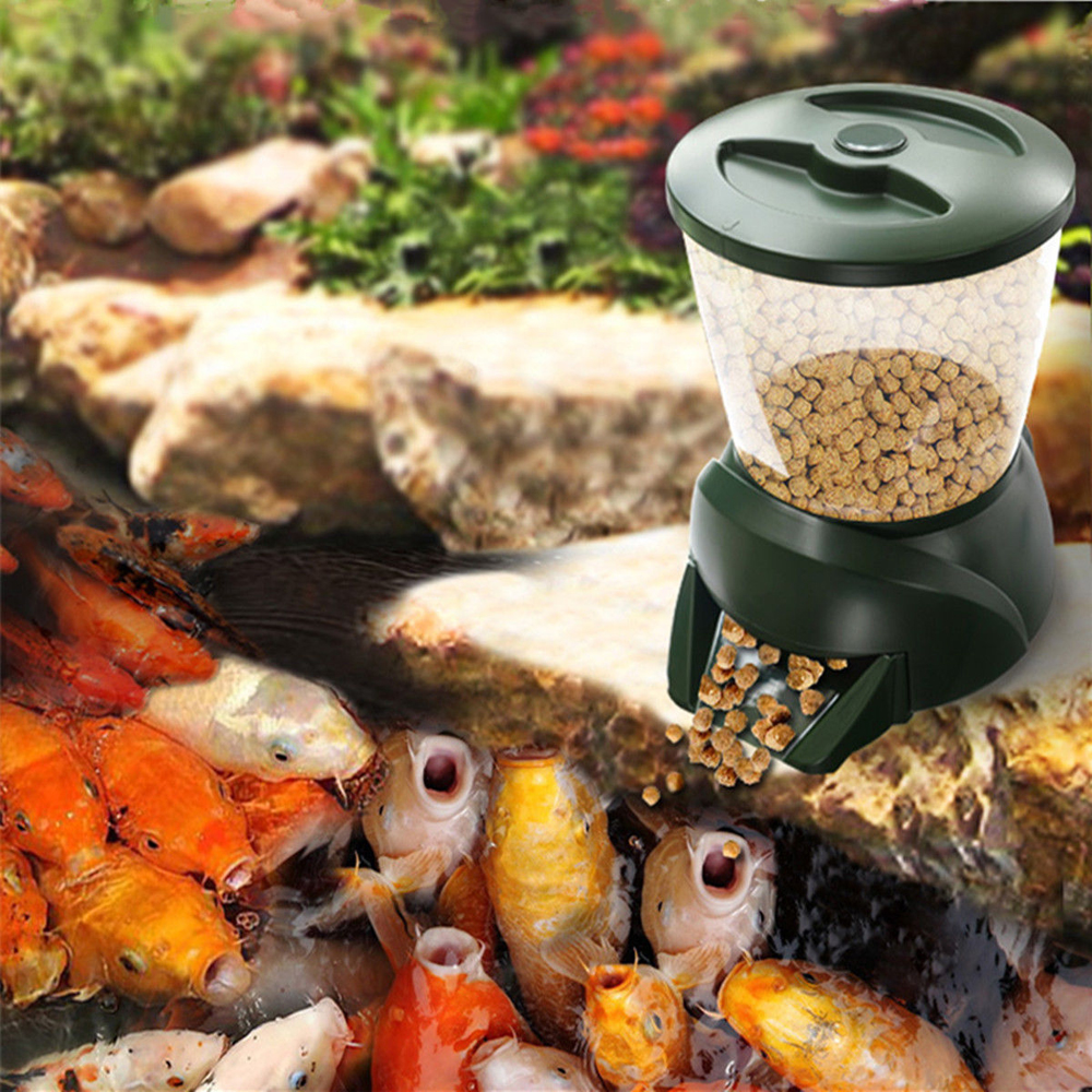 New Large Automatic Timer With Mountable Base Tank Pond Fish