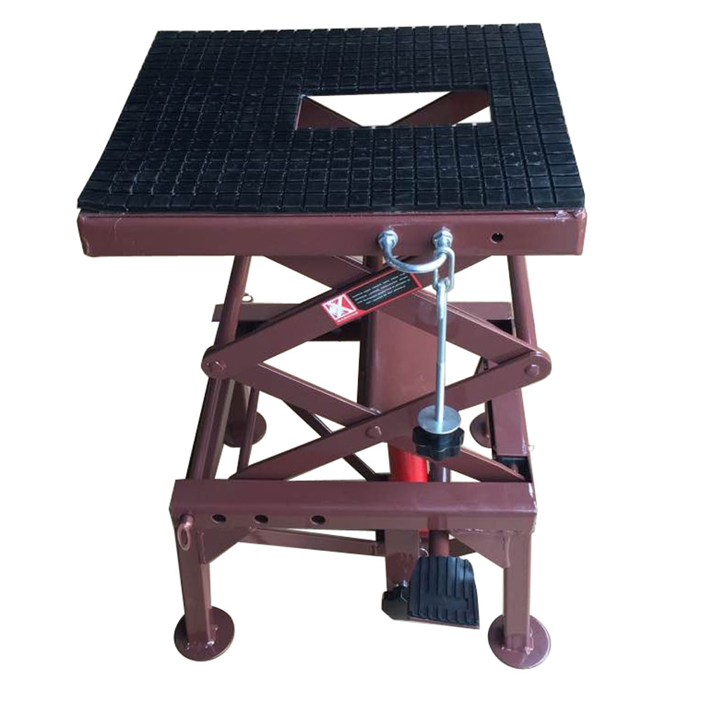 Details About New Steel Adjustable Scissor Lift 300lb Motorcycle Atv Floor Jack Lift Stand