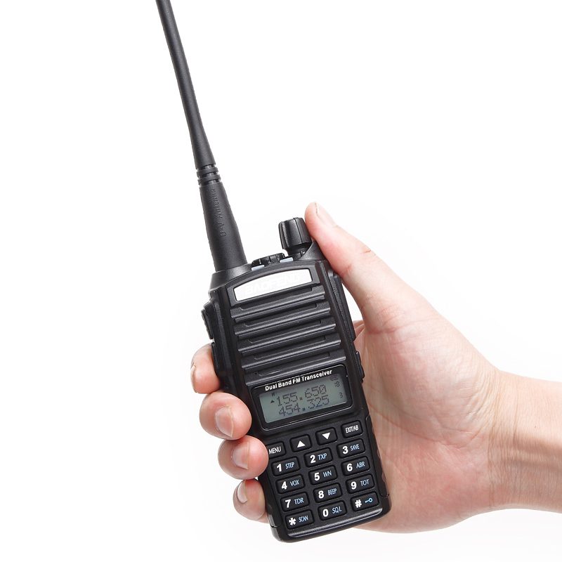 Earpiece 10x Baofeng UV-82 V//UHF Dual Band 2800mAh Two-way Radio Walkie Talkie