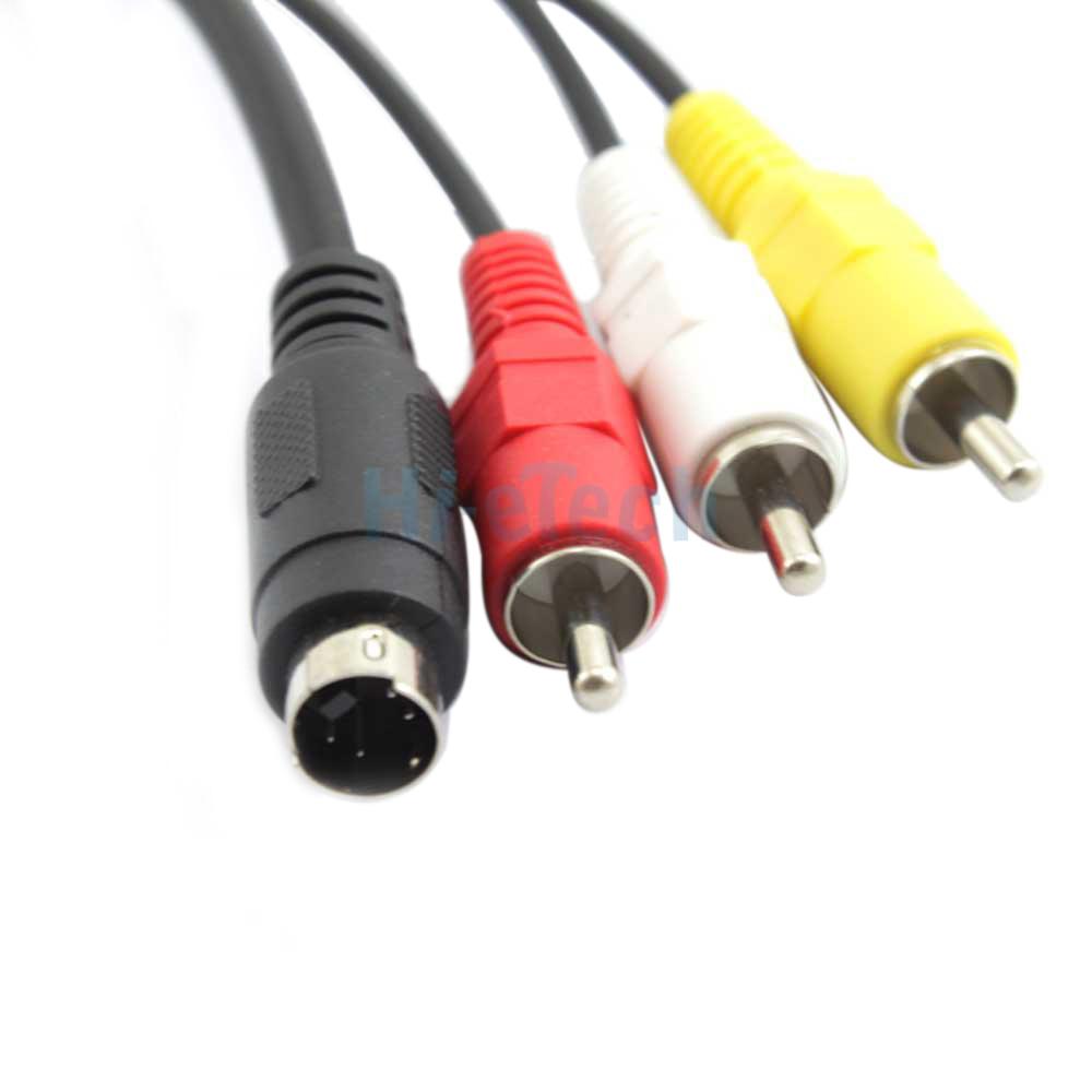 AV A/V TV + USB Cable/Cord for Sony Handycam DCRSR40/E HDRCX110/E DCR