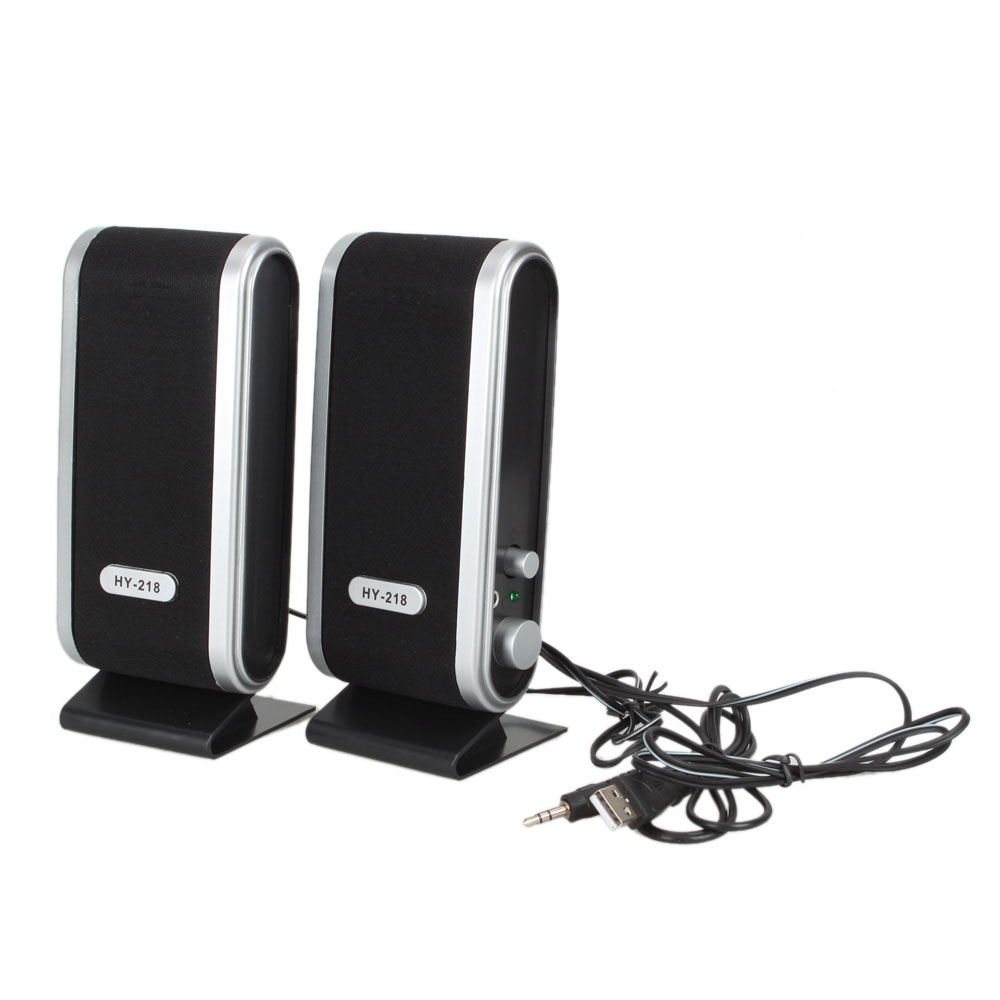 USB Power Wired Computer Speakers Stereo 3.5mm Jack for Desktop PC