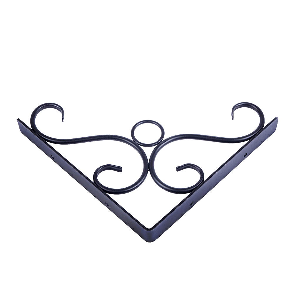 Hooks, Brackets & Curtain Rods Architectural & Garden 4x 8.3 Heavy Duty Cast Iron Antique Shelf Bracket Black Shelves Wall Decor