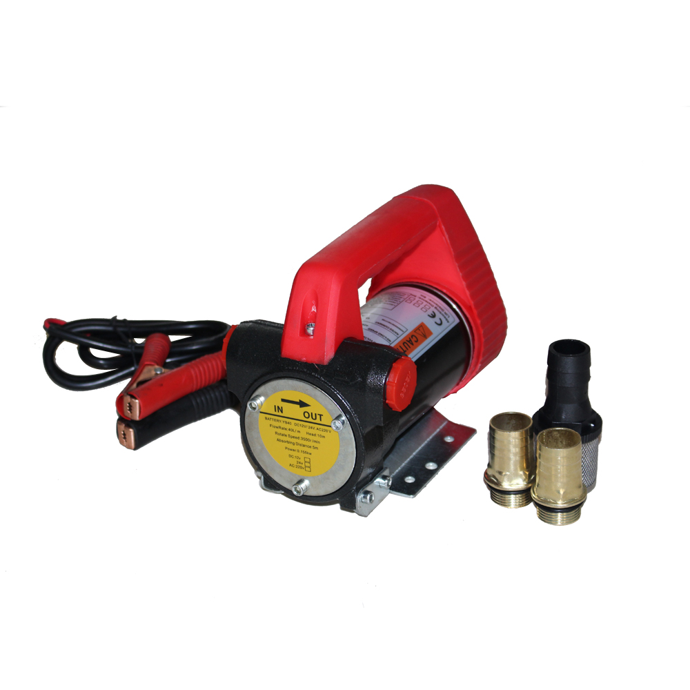 Portable 12V 10 GPM Electric Diesel Oil Fuel Transfer Extractor Pump