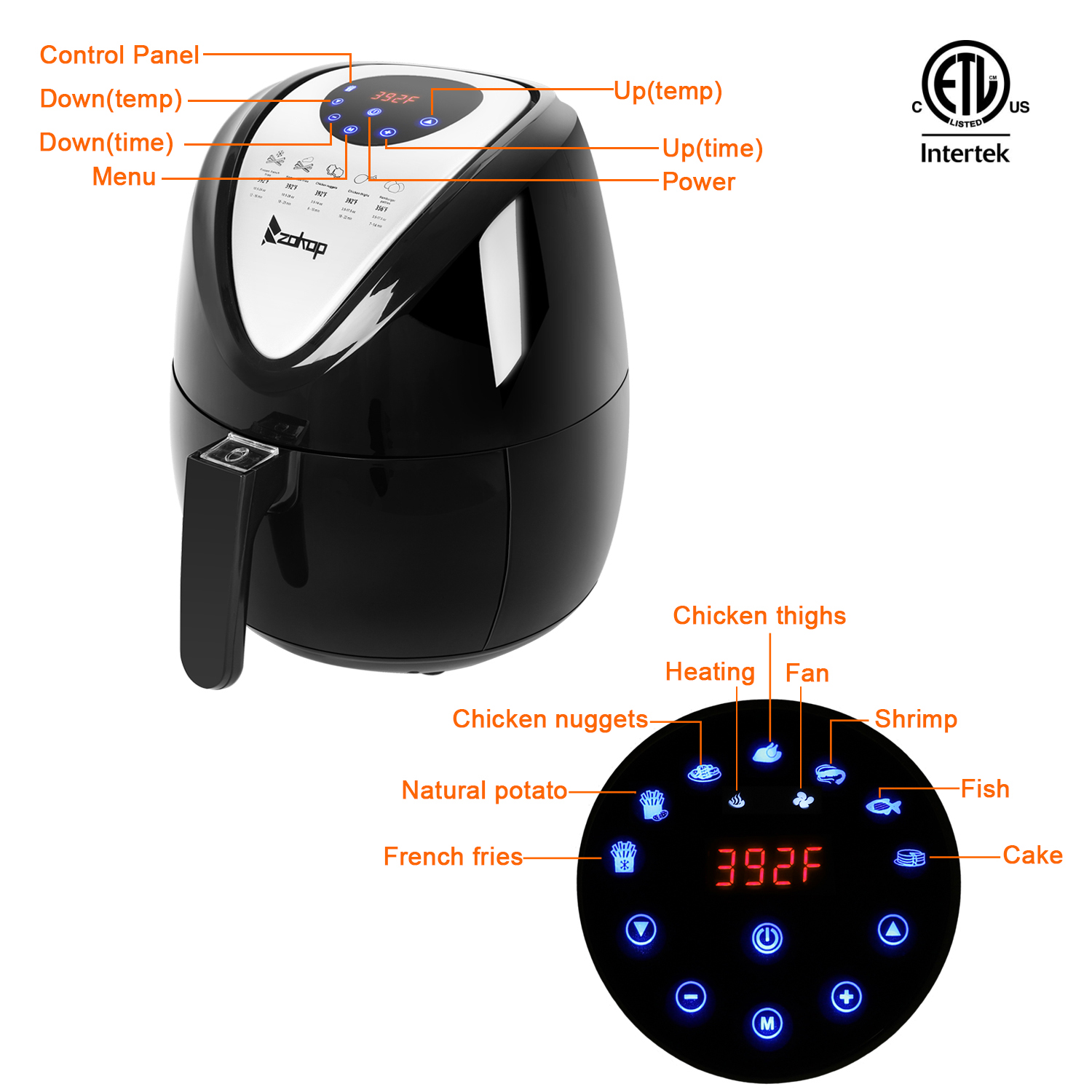 tower air fryer replacement timer dial