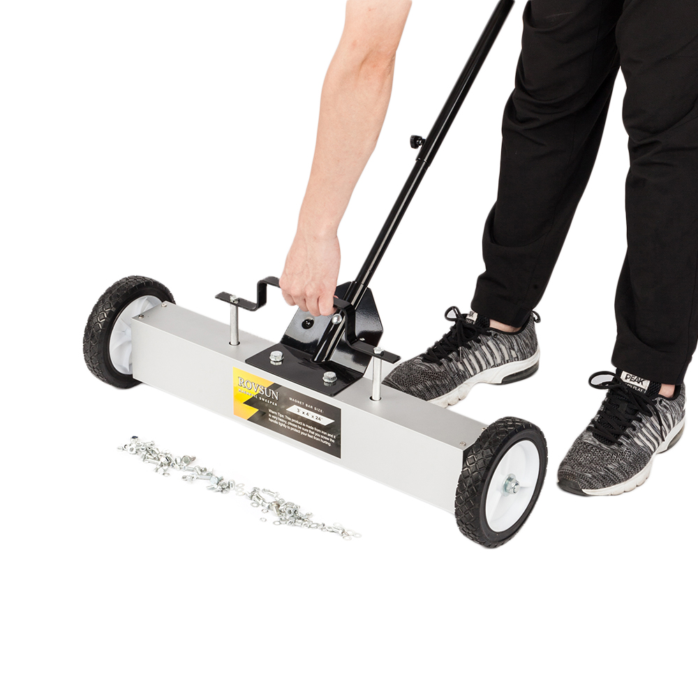36" Sweeper Floor Rolling Pick Up Roller Push Broom eBay