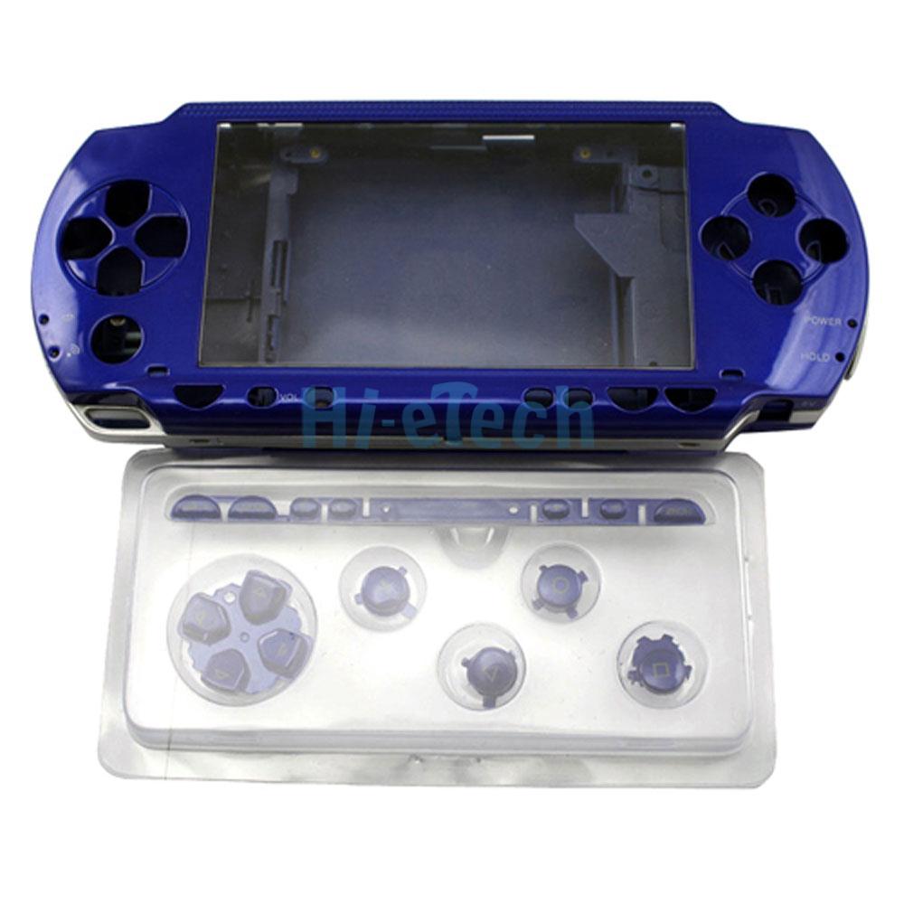 New Full Housing Case Cover Faceplate Front + Back + Buttons For PSP